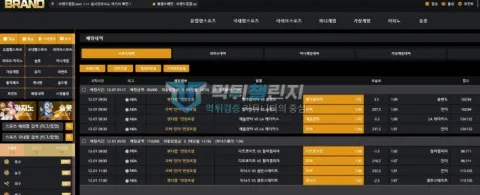 브랜드 신고자가 공개한 홍보용 배팅 내역