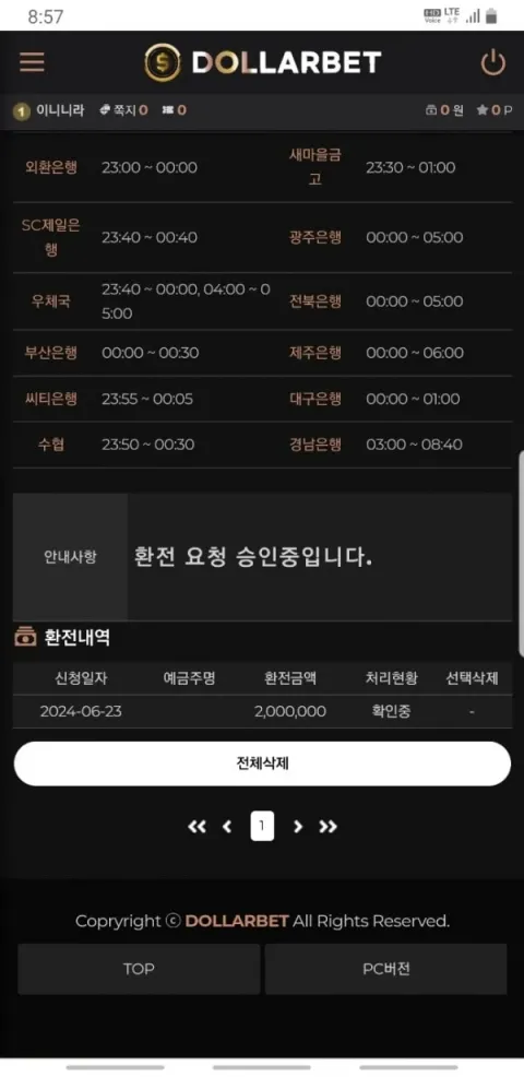 달러벳 증거자료 1