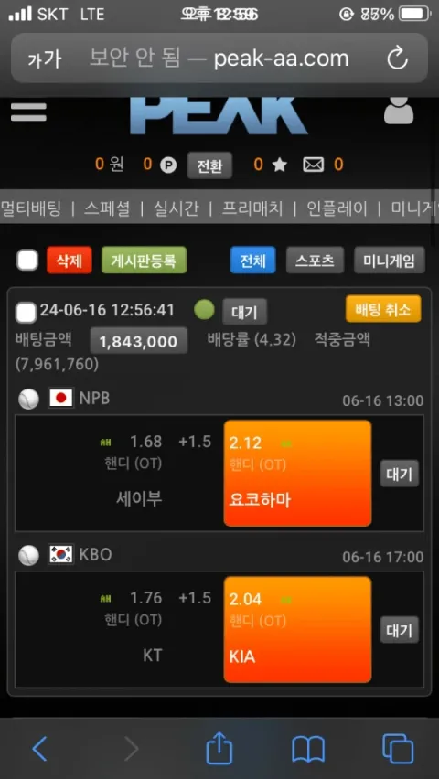 피크 증거자료 1