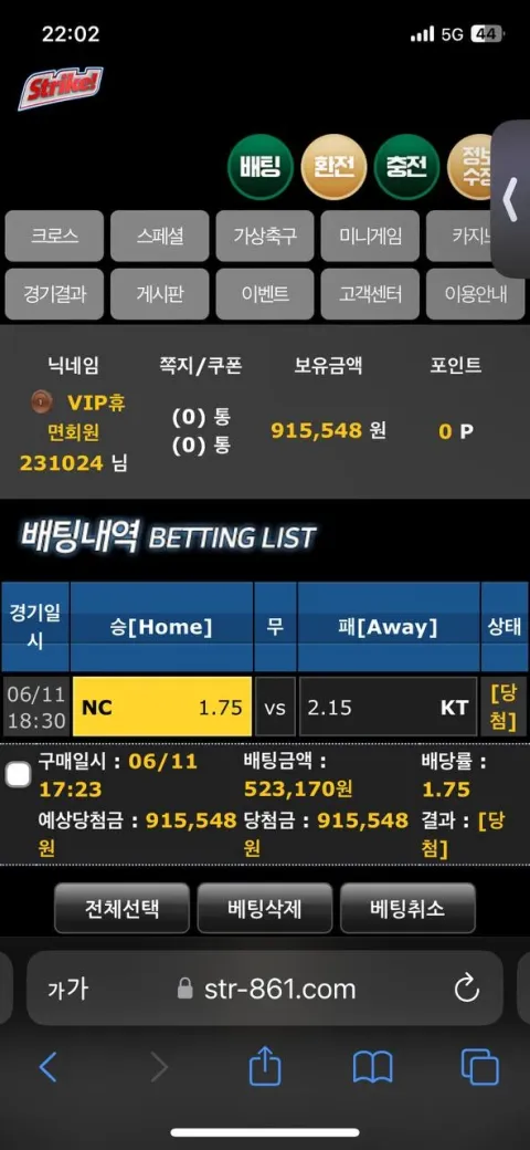 스트라이크 증거자료 1