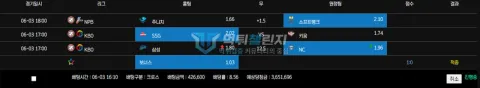 지니벳 지니벳 42만원대 3폴더 배팅과 365만원대 예상 당첨금 내역