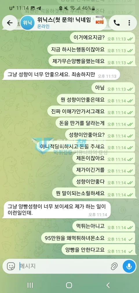 위닉스 위닉스 피해 신고에 첨부된 배팅·환전·상담 자료 4