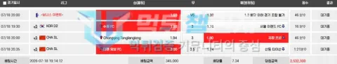 밴쿠버 밴쿠버 피해 신고에 첨부된 배팅·환전·상담 자료 1