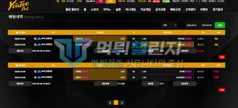 유투벳 유투벳 피해 신고에 첨부된 배팅·환전·상담 자료 1