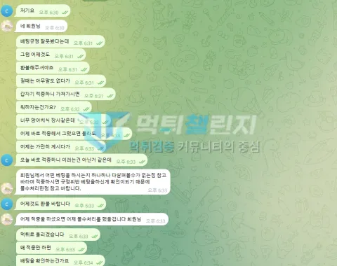 유투벳 유투벳 피해 신고에 첨부된 배팅·환전·상담 자료 2