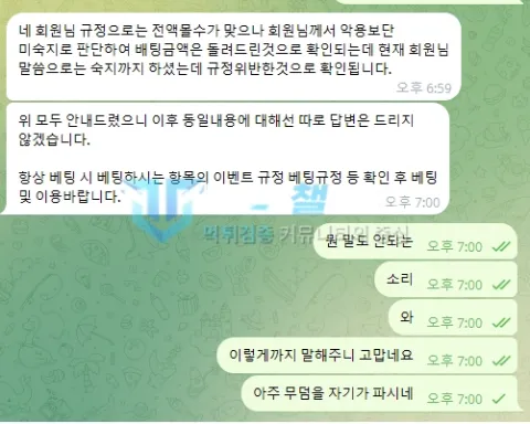 유투벳 유투벳 피해 신고에 첨부된 배팅·환전·상담 자료 5