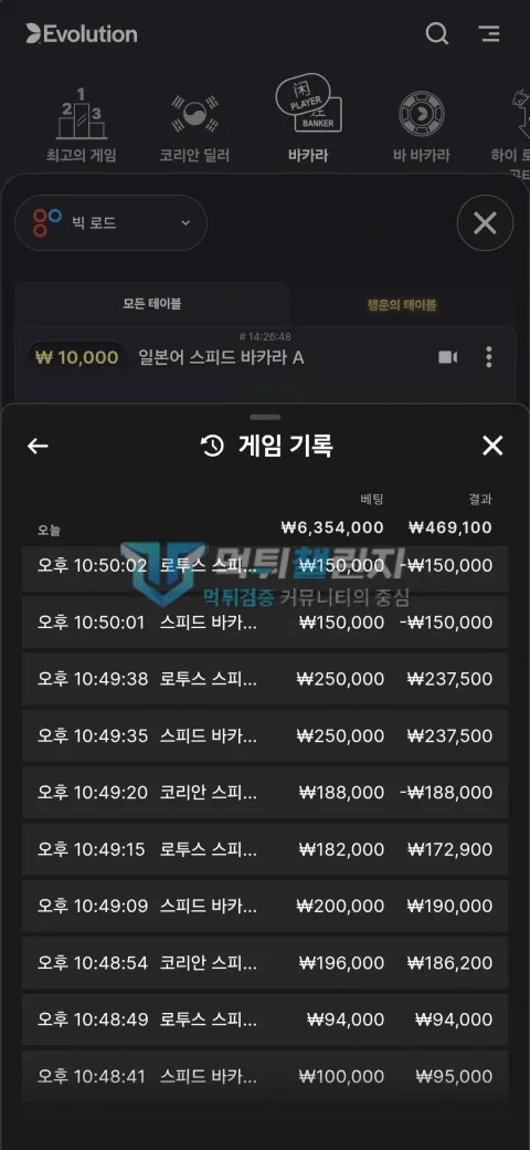 파리스 먹튀 카지노 게임 기록
