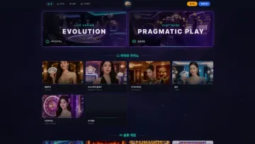 골드카지노 사이트 화면