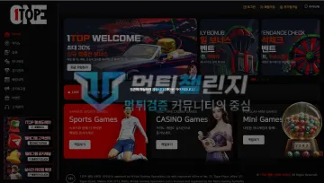 원탑 먹튀 증거 - 사이트 메인 화면 - 차단된 IP 접근 불가 안내