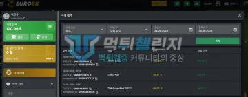 유로88 먹튀 증거 - 거래내역 - 66달러 입금 후 승리금 120달러